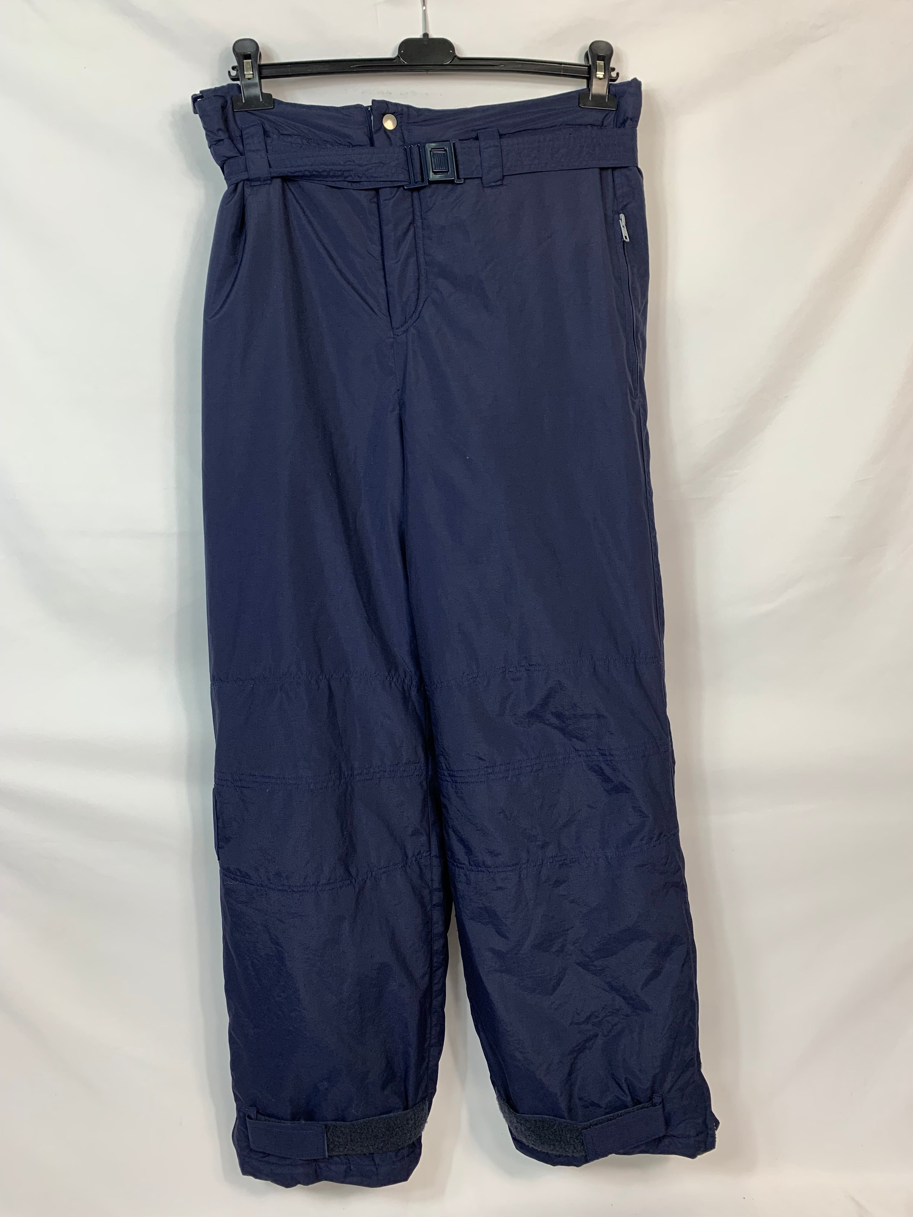 TAGLIA XL - Pantalone blu con bretelle  TCM